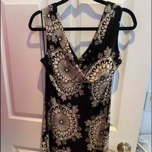 INC BLACK & LIGHT BEIGE